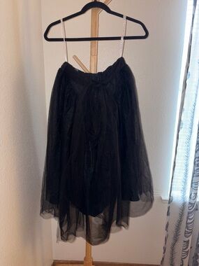 Azazie Sylvie NWT Black Tulle Skirt - Women